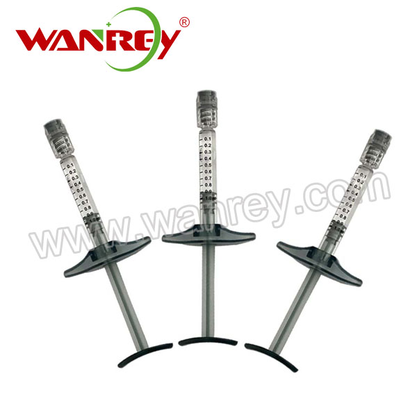 Cosmetic Glass Prefillable Syringe 1ml 3ml 5ml