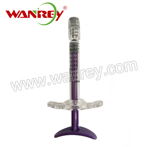 Cosmetic Glass Prefillable Syringe 1ml 3ml 5ml