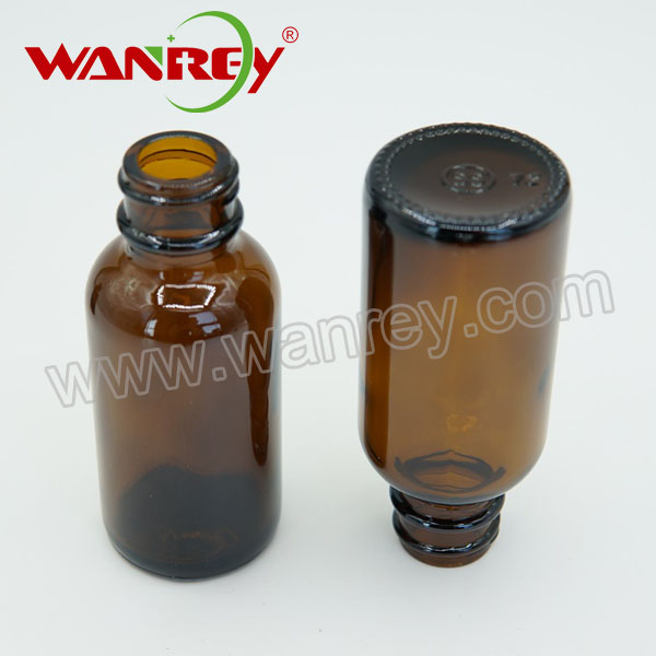 Boston Amber Glass Bottles