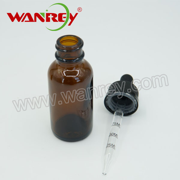 Boston Amber Glass Bottles